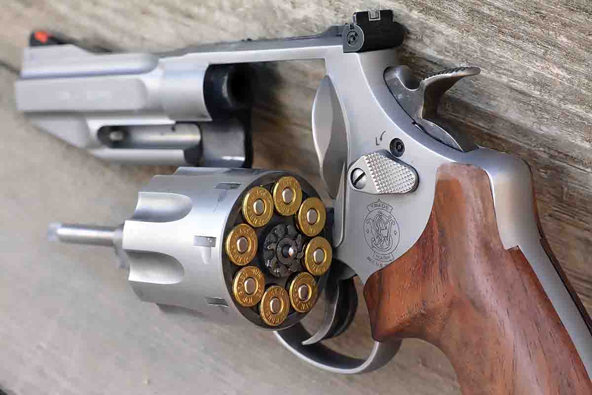 The Smith & Wesson Model 627 boasts of an eight-round capacity.